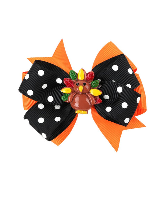 Thanksgiving Turkey Hair Clips Pins for Baby Girls Hairpin Thanksgiving Gift JHT02 (A2)