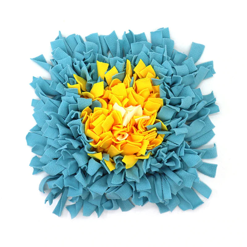Furryforest Washable Snuffle Smelling Mats for Pet Dogs Anti-Slip Nose Training Blanket Sniffing Pads Dog Puzzle Toys