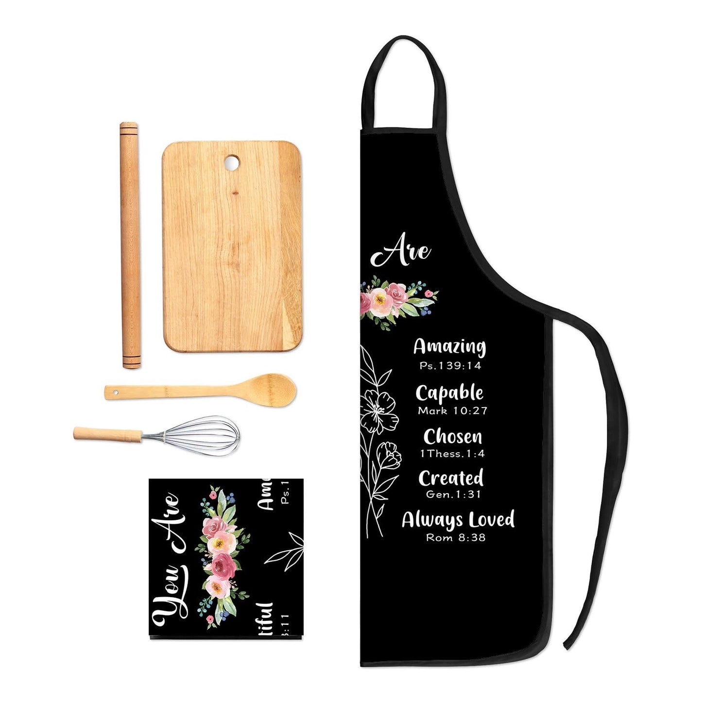 Cooking Apron for Women Christian Gifts Inspirational Religious Aprons Birthday