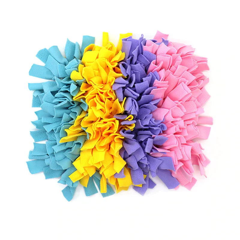 Furryforest Washable Snuffle Smelling Mats for Pet Dogs Anti-Slip Nose Training Blanket Sniffing Pads Dog Puzzle Toys