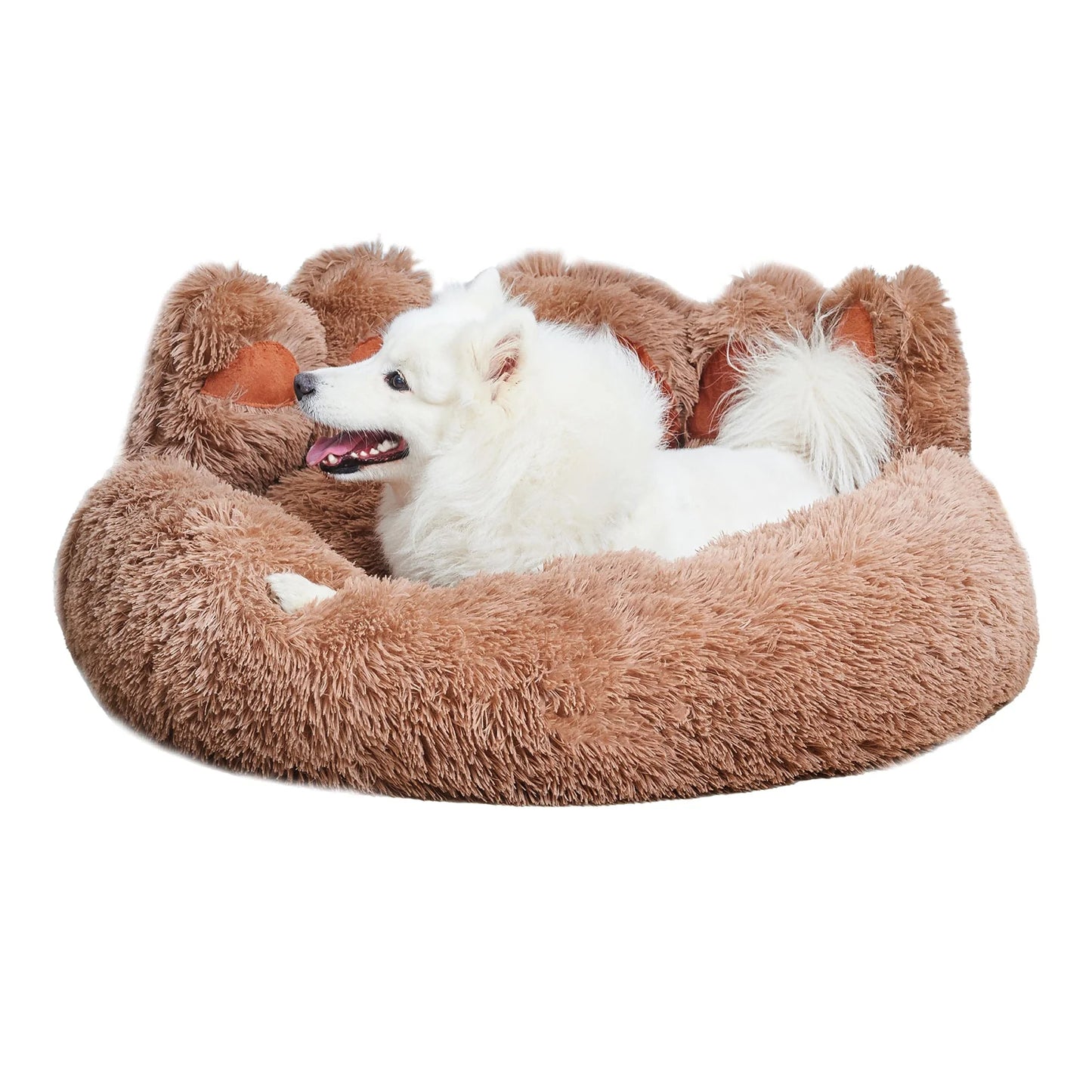 Cute Bear Paw Plush Pet Bed