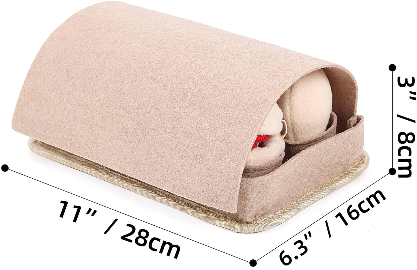 ATUBAN Snuffle Mat for Dogs Slow Feeding Mat Durable Dog Interactive Mat with Squeaky Puzzle Toys Plush Eggs Toys for Nose