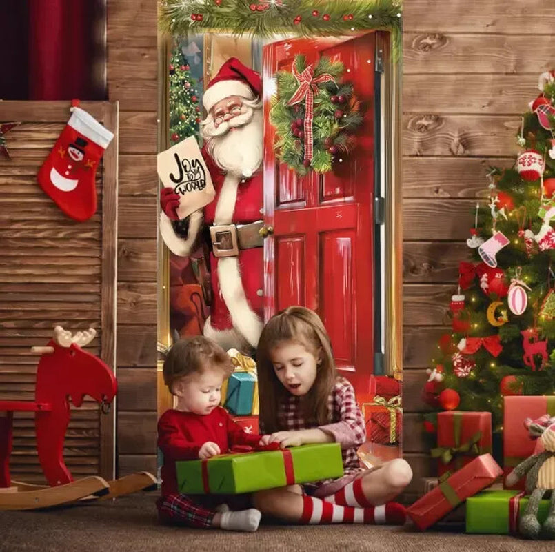 Christmas Door Decorations Christmas Door Cover Christmas Door Banner Christmas