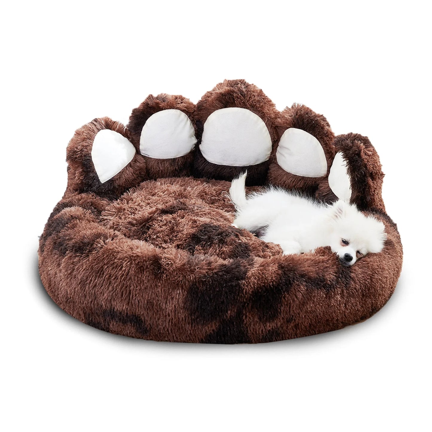 Cute Bear Paw Plush Pet Bed