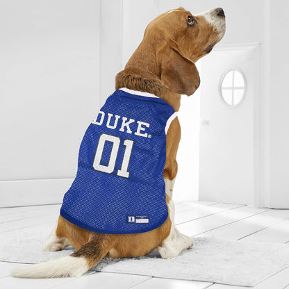 NCAA Basketball Pet Jersey Duke Blue Devils Dog Jersey, Large
