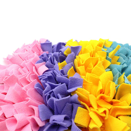 Furryforest Washable Snuffle Smelling Mats for Pet Dogs Anti-Slip Nose Training Blanket Sniffing Pads Dog Puzzle Toys