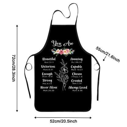 Cooking Apron for Women Christian Gifts Inspirational Religious Aprons Birthday