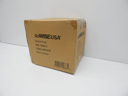 USA 3.7-Quart Programmable Air Fryer with 8 Cook Presets, GW22638 - Black