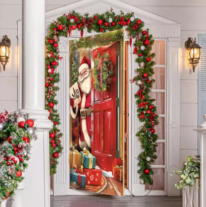 Christmas Door Decorations Christmas Door Cover Christmas Door Banner Christmas