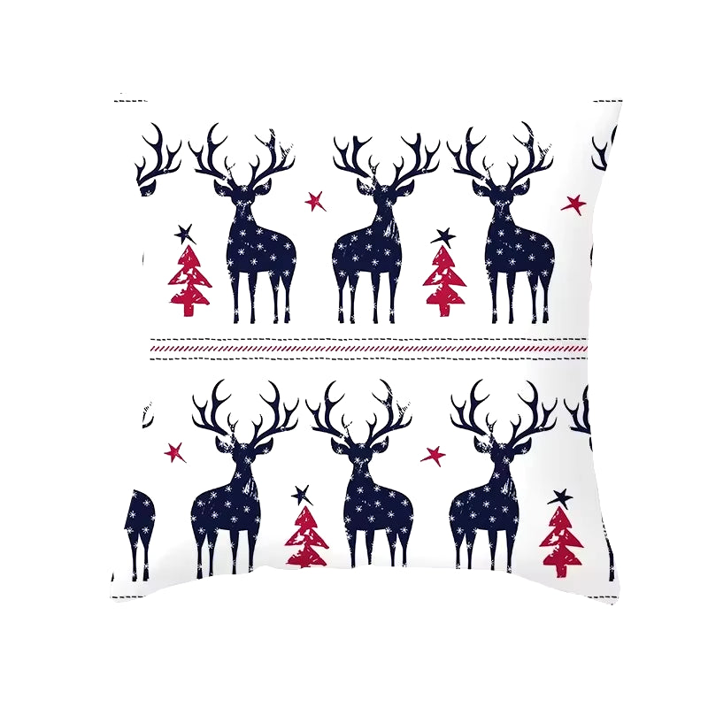 45Cm Christmas Cushion Cover Pillowcase 2025 Christmas Decorations for Home Ornament Xmas New Year Christmas Decor 2026 Noel