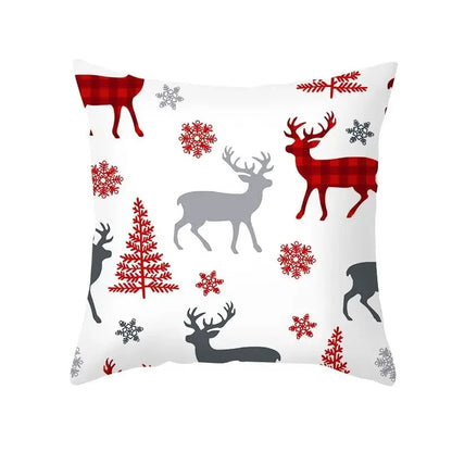 45Cm Christmas Cushion Cover Pillowcase 2025 Christmas Decorations for Home Ornament Xmas New Year Christmas Decor 2026 Noel