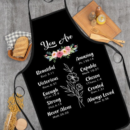 Cooking Apron for Women Christian Gifts Inspirational Religious Aprons Birthday