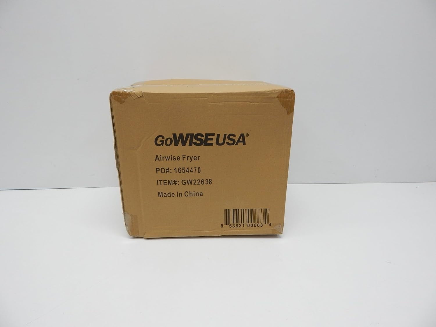 USA 3.7-Quart Programmable Air Fryer with 8 Cook Presets, GW22638 - Black