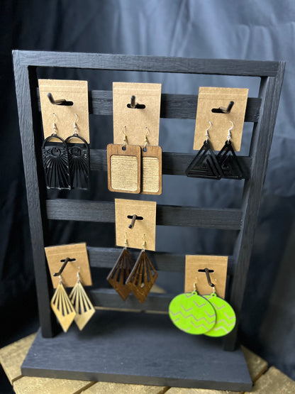 Radiant Beauty-The Wooden Earring Collection