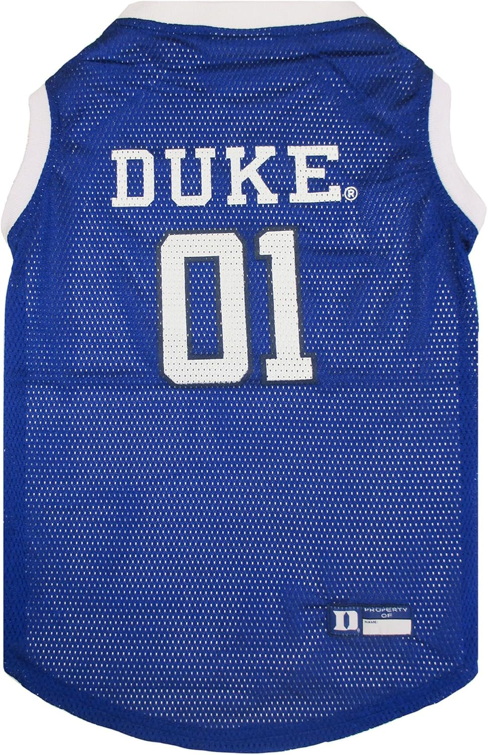 NCAA Basketball Pet Jersey Duke Blue Devils Dog Jersey, Large