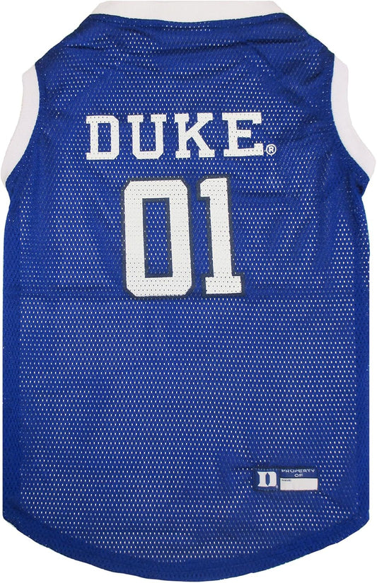 NCAA Basketball Pet Jersey Duke Blue Devils Dog Jersey, Large