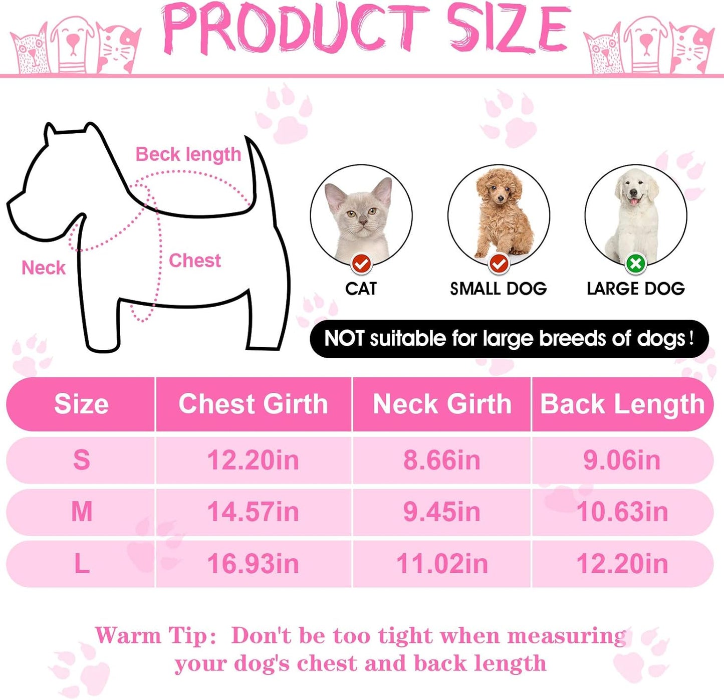 3 Pieces Dog Shirts Pet Shirts Pet Puppy Apparel Sweatshirt Elastic Breathable Dog T-Shirts for Small to Medium Dogs Puppy (M)