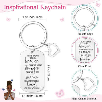 3 Pcs Christian Gifts for African American Women Bible Verse Makeup Bag Christian Pencil Pouch 11 Oz Religious Coffee Mug Inspirational Keychain Faith Based You Are Loved Gifts