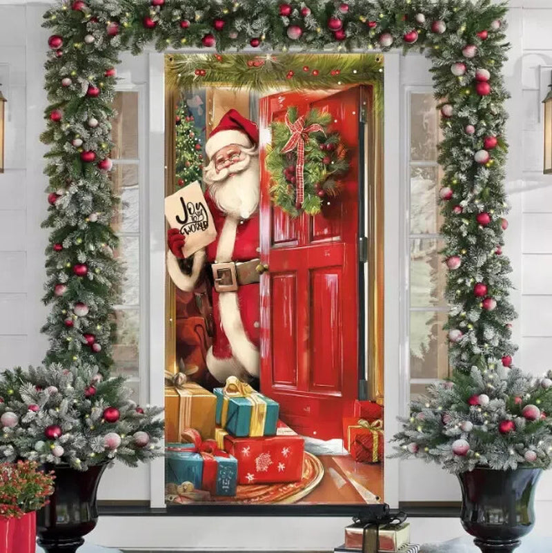 Christmas Door Decorations Christmas Door Cover Christmas Door Banner Christmas
