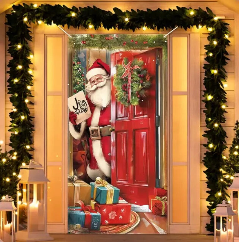Christmas Door Decorations Christmas Door Cover Christmas Door Banner Christmas